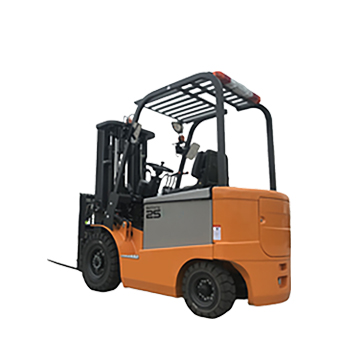 CPD weight counterbalanced four wheels electric mini forklift lithium battery