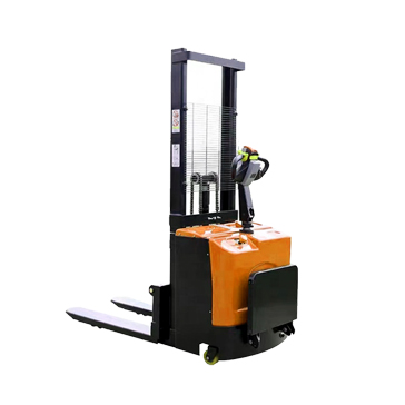 4400lbs 2ton 3meters electric ride stacker electric stacker with support legs mini forklifts
