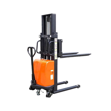 3.5m semi electric hydraulic pallet stacker electric lifting hand move forklift trucks