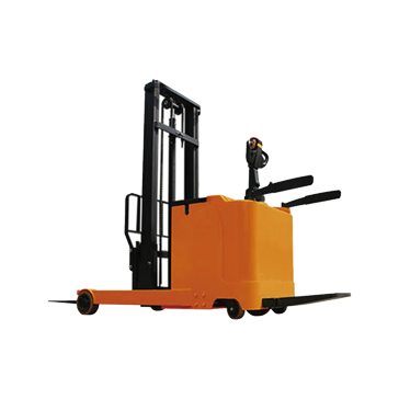 2 ton stacker electric fork lift handling truck reach stacker automatic transmission forklift